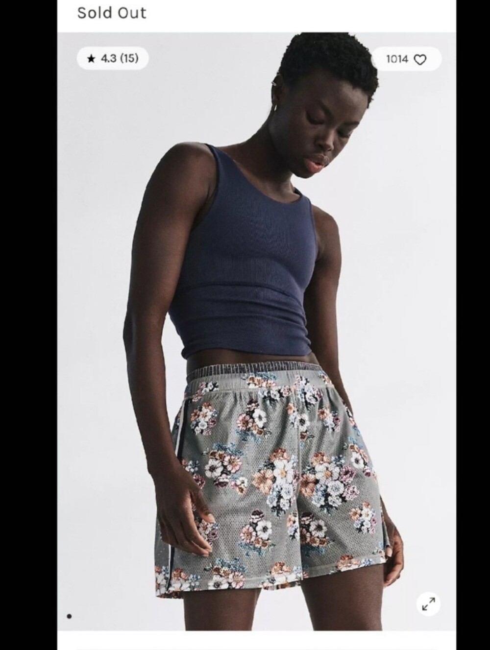 Free People When In Venice Printed Mesh Shorts. NWT. Granny floral XS Athletic